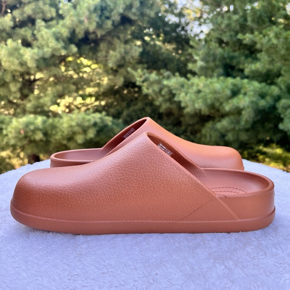 Crocs Dylan Clogs Women 10 | Men 8 Cognac Brown Boho Mules Slip On Waterproof - Picture 5 of 10